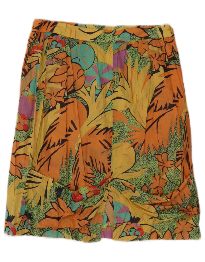 Fusta A-Line Femei VINTAGE W26 Mic Multicolor Floral