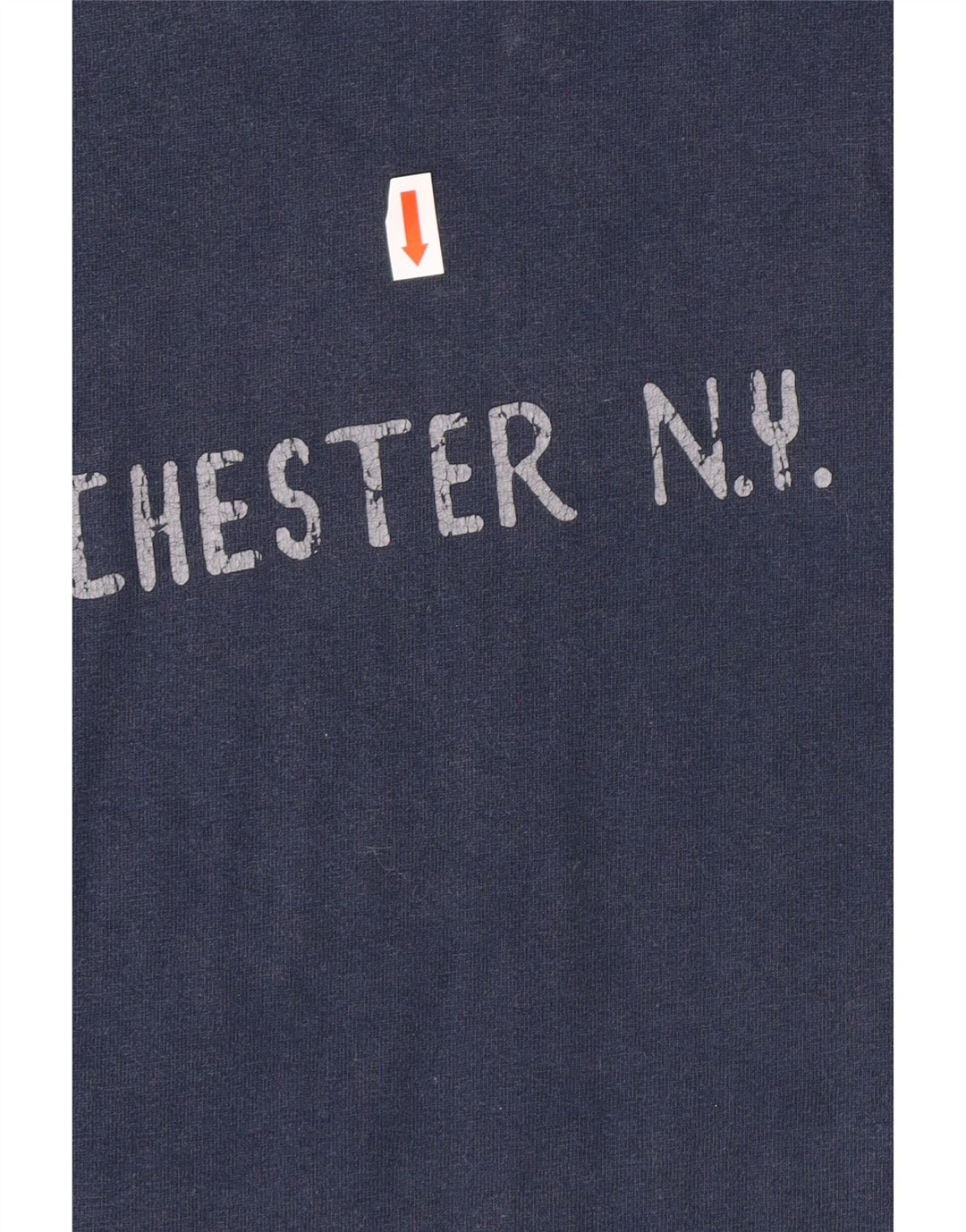 Tricou grafic pentru bărbați CHAMPION NY Rochester Top mediu din bumbac bleumarin