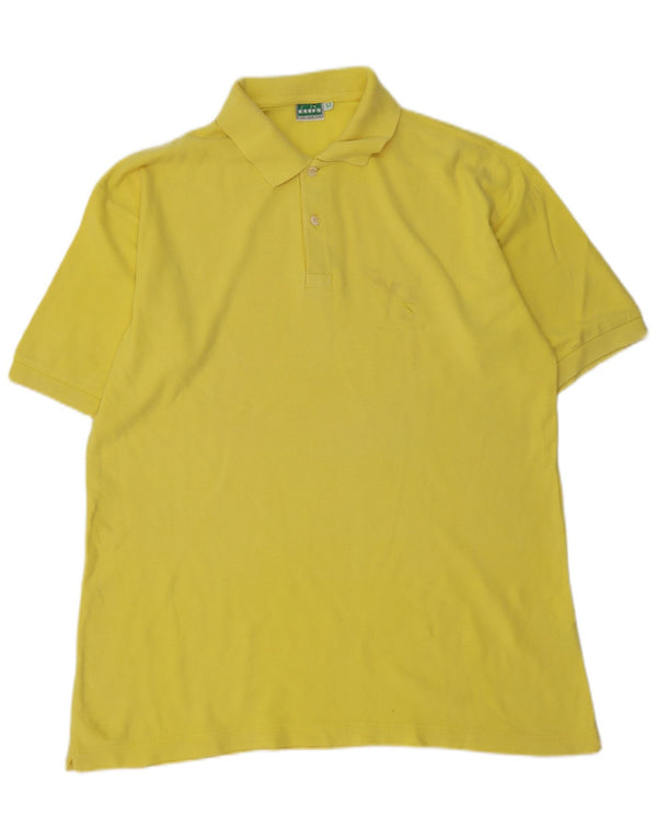 DIADORA Tricou Polo Bărbați IT 52 Mare Bumbac Galben