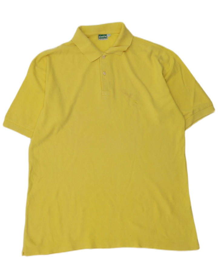 DIADORA Tricou Polo Bărbați IT 52 Mare Bumbac Galben