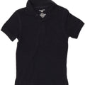 DOCKERS Boys Regular Polo Shirt 6-7 Years Large Black Cotton Vintage Dockers and Second-Hand Dockers from Messina Hembry 