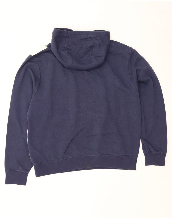 Pulover NIKE pentru bărbați, cu glugă, cu grafică, din bumbac colorblock, albastru bleumarin mediu