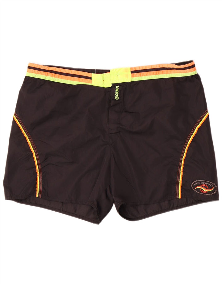 Pantaloni scurți de înot Colmar pentru bărbați IT 54 largi, negru, nailon color bloc