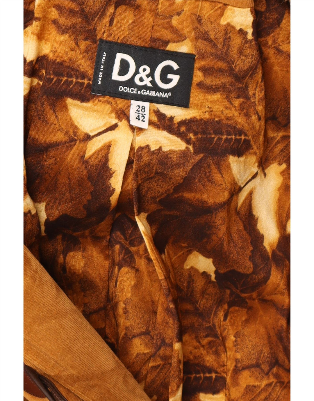 Palton de velur din velur cu glugă pentru femei Dolce & Gabbana IT 42 Maro Mediu