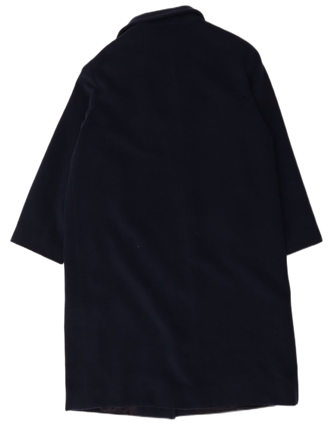 Pardesiu vintage pentru femei IT 48 XL Lână bleumarin