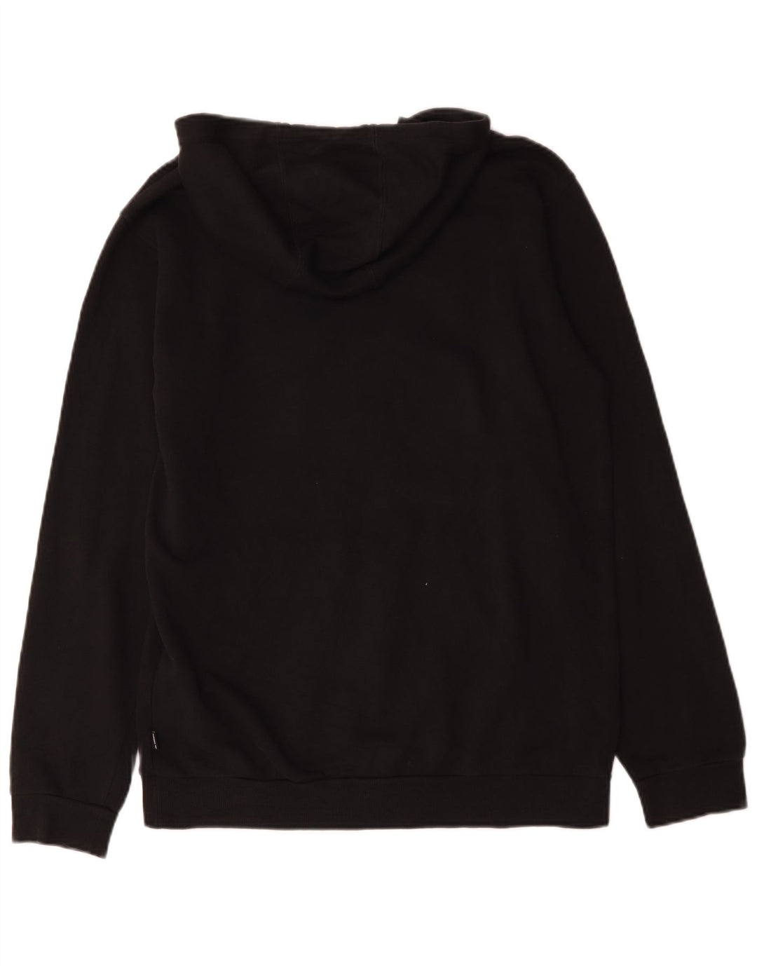 Pulover cu glugă cu grafic pentru bărbați Adidas, bumbac mediu negru