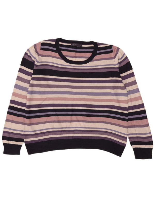 Pulover pentru femei Marks & Spencer cu gât cu barca UK 16 mare, multicolor