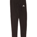 Leggings pentru femei ADIDAS UK 8/10 mic bumbac negru