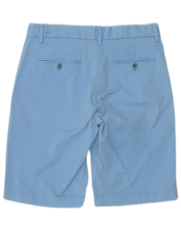 Pantaloni scurti chino pentru femei Gant UK 10 Small W32 Blue Bumbac