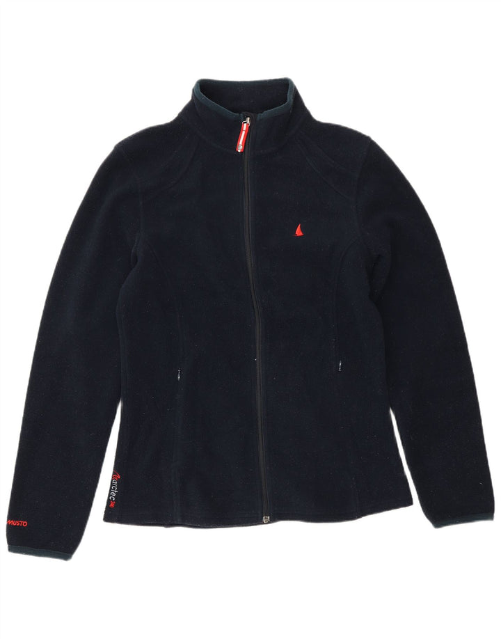 Jachetă pentru femei Musto Fleece UK 12 Medium Bleumarin Poliester