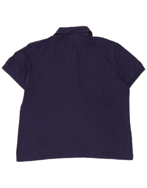 Tricou polo Lacoste pentru bărbați mărimea 5 mare, bumbac bleumarin