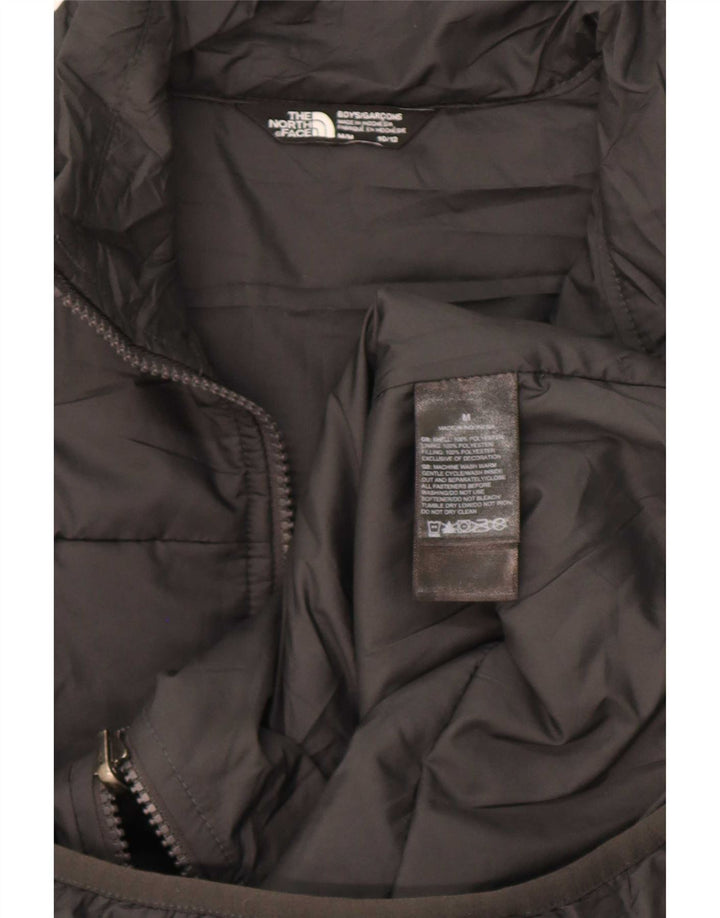 Jachetă căptușită pentru băieți The North Face, 10-11 ani, poliester mediu negru