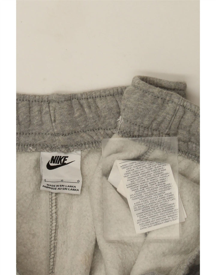 Pantaloni de trening Nike pentru bărbați, mari, gri, bumbac