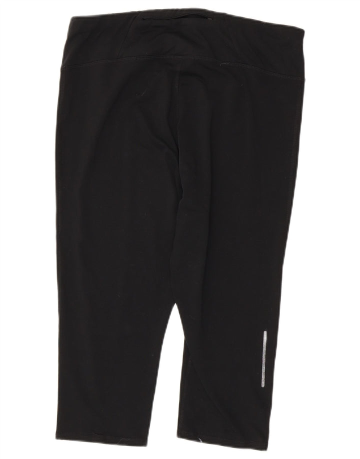 Leggings Capri pentru femei Marks & Spencer UK 16 Sport mare din poliester negru