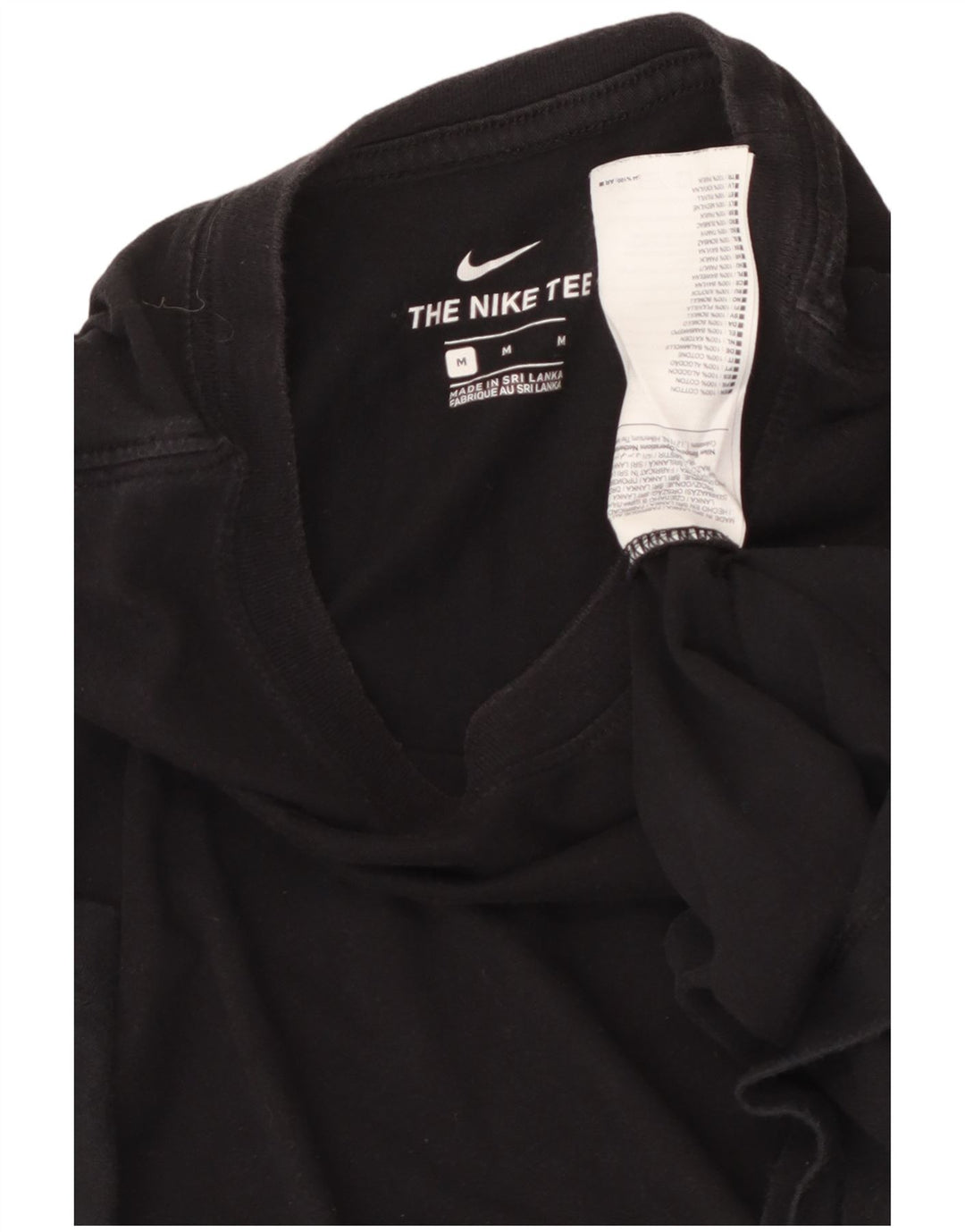 Tricou pentru femei NIKE Top UK 12 Medium Black Bumbac