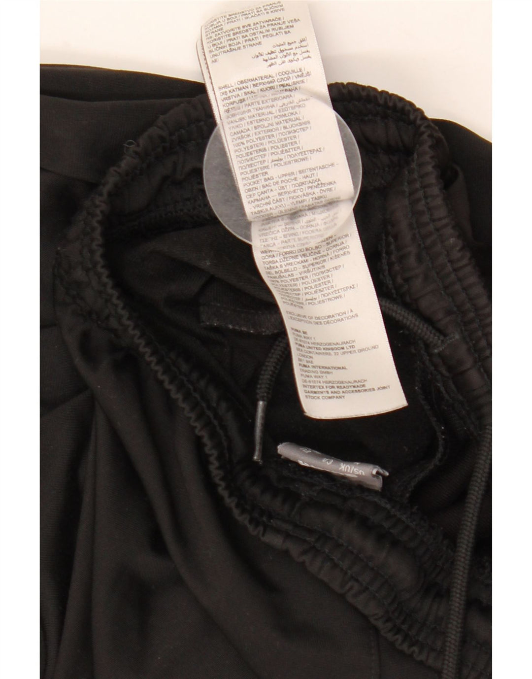 Pantaloni de trening Puma pentru bărbați Joggeri poliester mediu negru