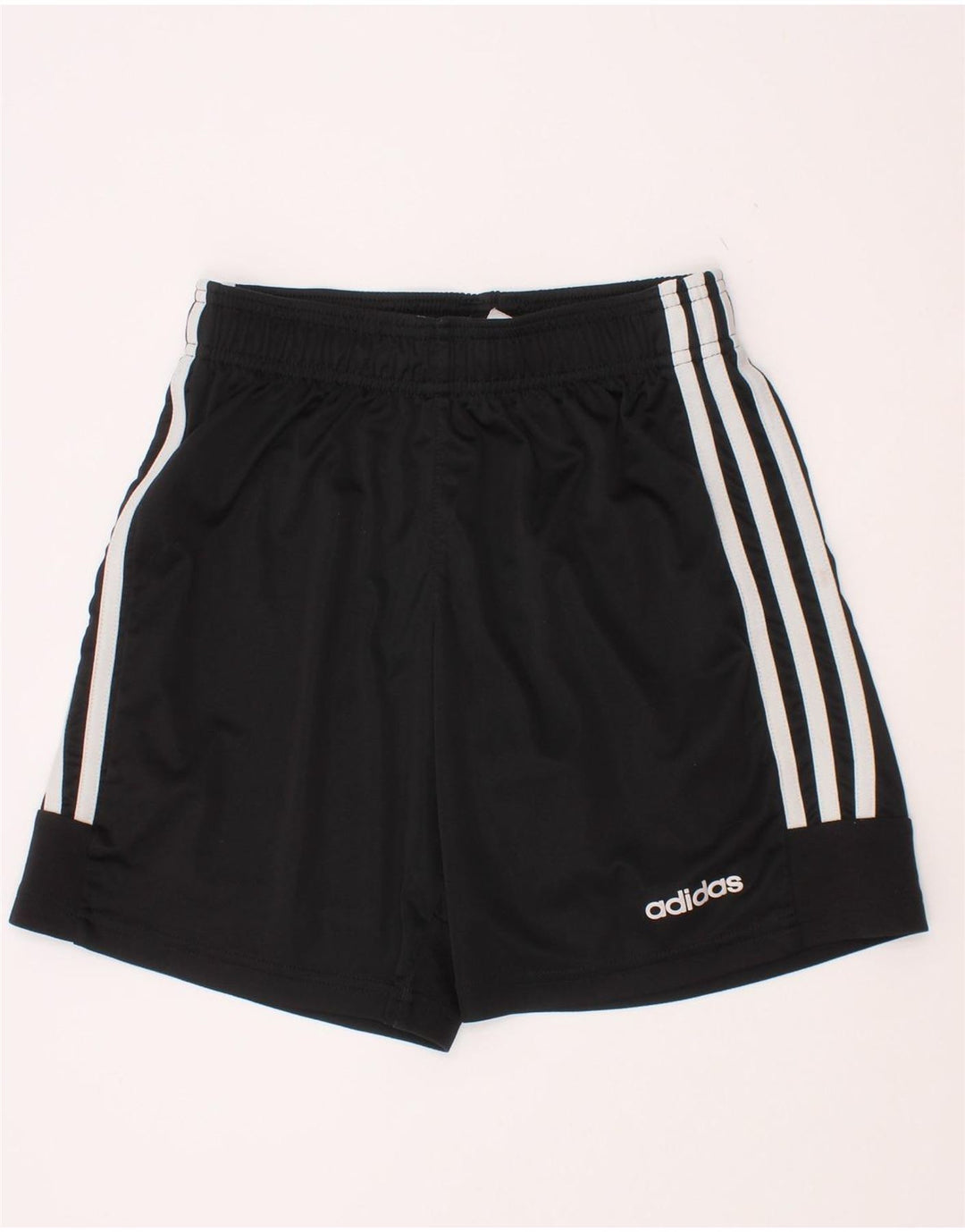 Pantaloni scurți sport adidas băieți 11-12 ani poliester negru