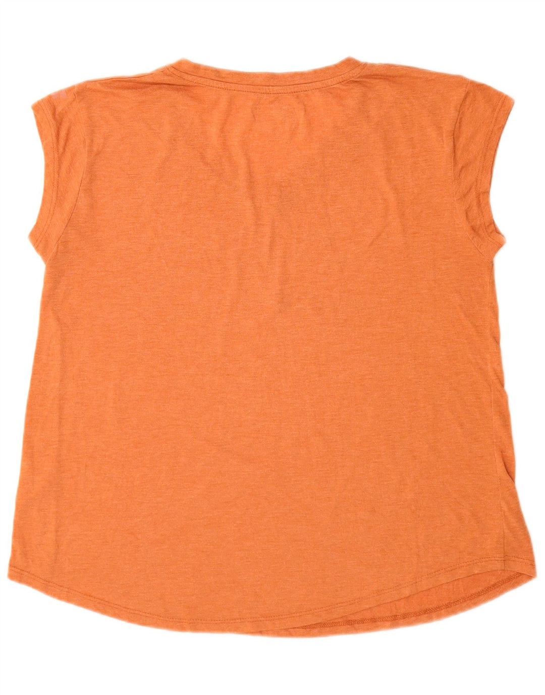 Tricou grafic Russell Athletic pentru femei Top US 12/14 Poliester portocaliu mare