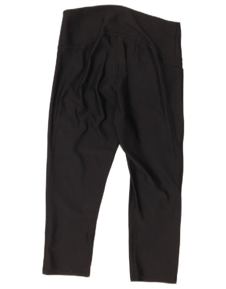 Leggings Capri Under Armour pentru femei Heat Gear UK 12 Medium Black