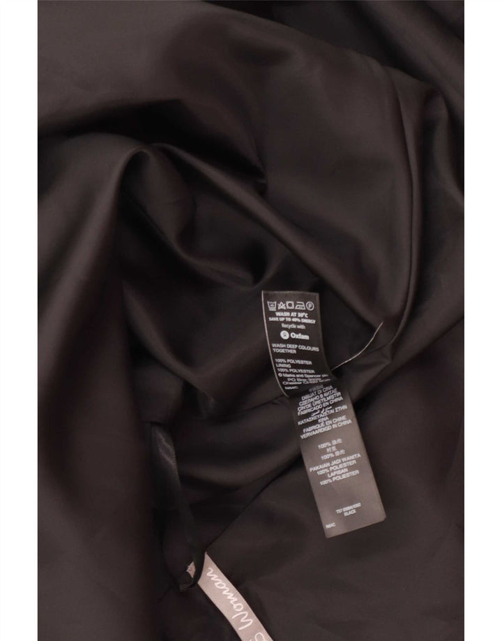 Fusta creion pentru femei Marks & Spencer UK 14 Large W32 Poliester negru
