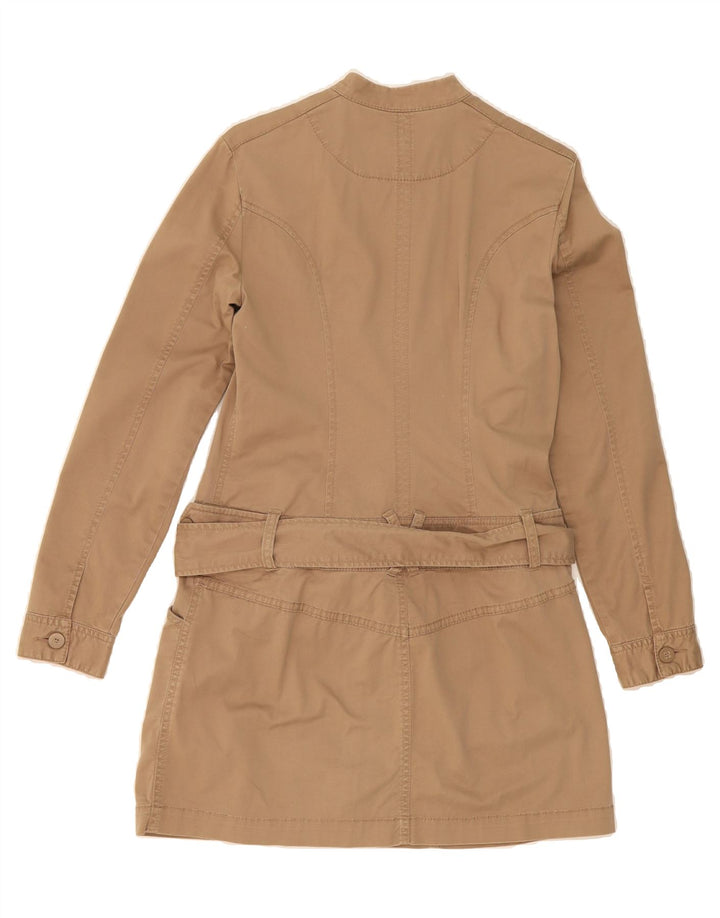 MORGAN Womens Overcoat IT 38 XS Brown Vintage Morgan and Second-Hand Morgan from Messina Hembry 