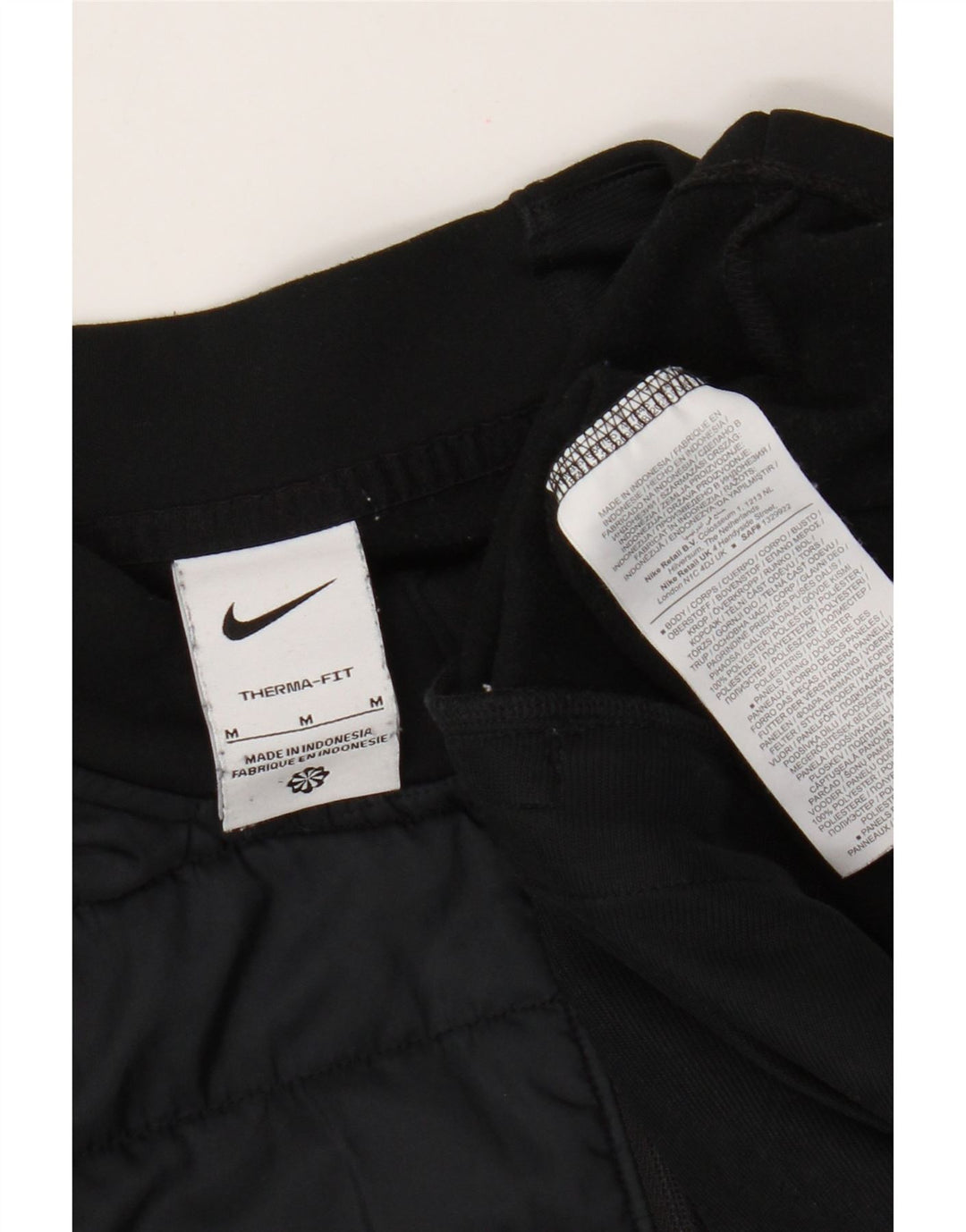 Top de trening Nike Therma-Fit Pullover pentru bărbați, mediu negru, bloc de culoare