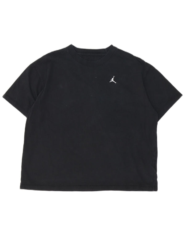 Tricou pentru femei Jordan UK 16, mare, negru, bumbac