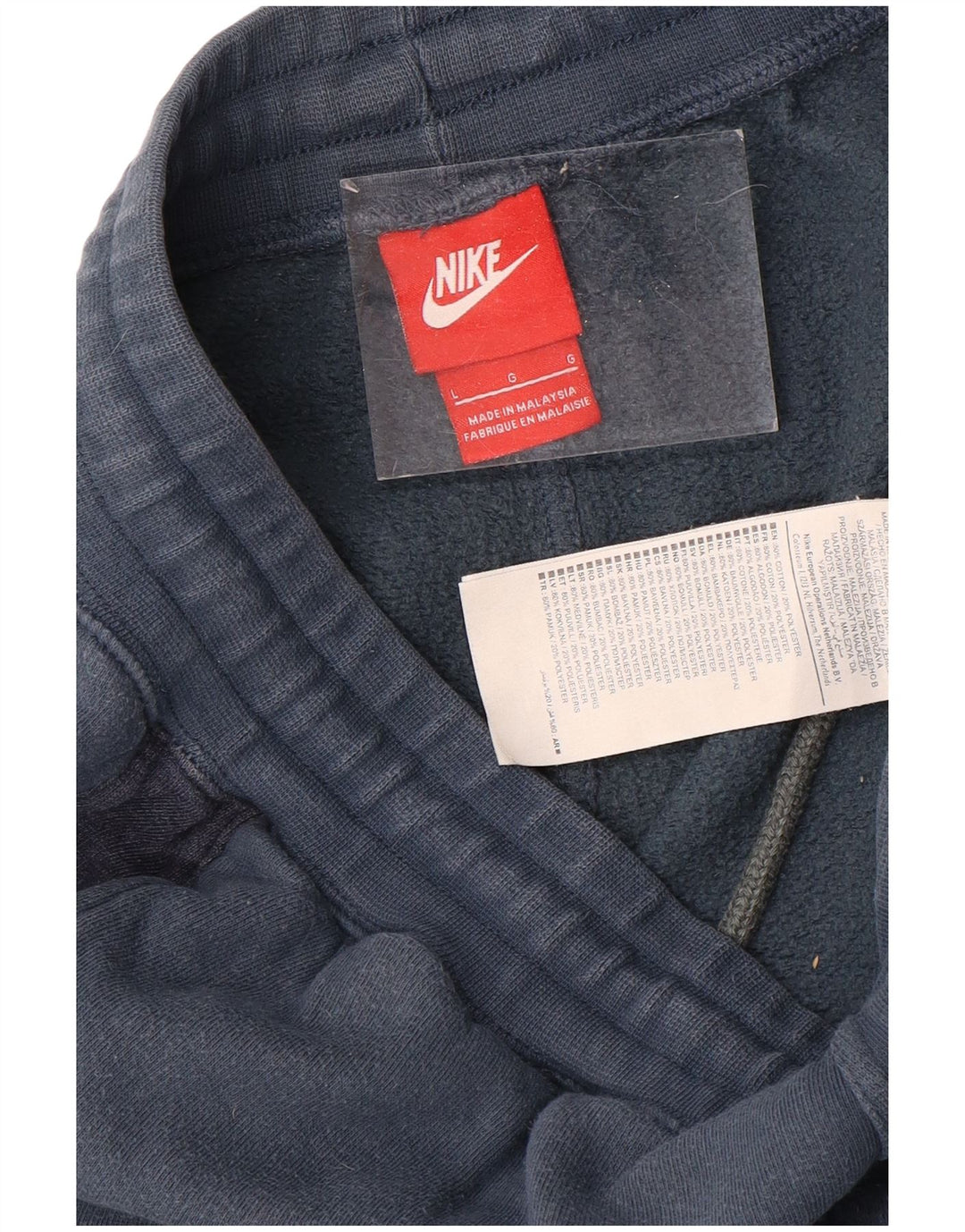 Pantaloni de trening pentru bărbați NIKE Pantaloni de jogging mari, bleumarin, bumbac