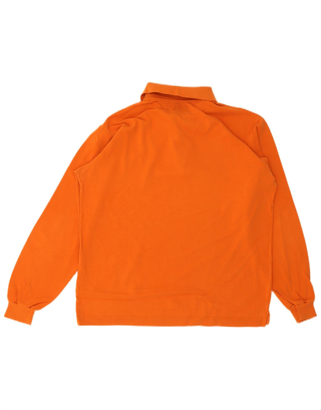 Tricou polo cu mânecă lungă pentru bărbați Rifle, bumbac portocaliu mediu