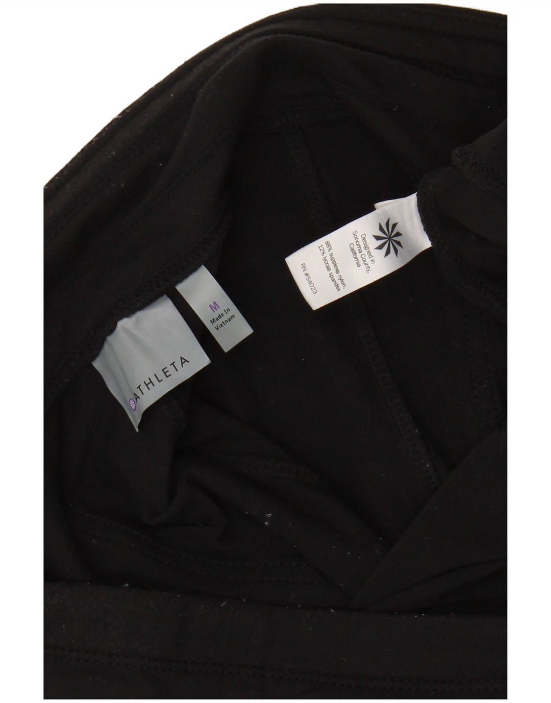 Pantaloni de trening ATHLETA pentru femei UK 14 Medium Black Nylon