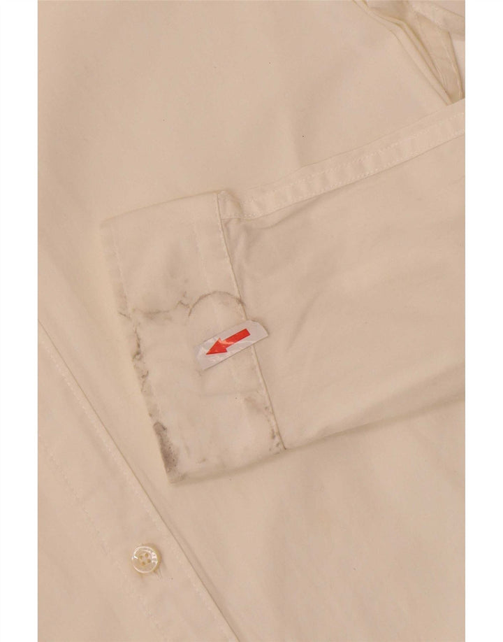 Cămașă Slim Fit Tommy Hilfiger pentru bărbați din bumbac alb mediu