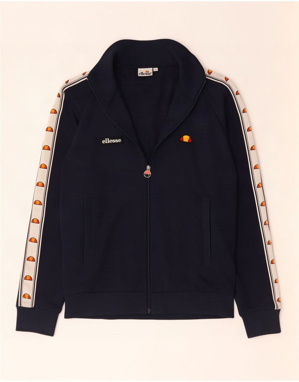 Jachetă de top pentru trening cu grafică pentru bărbați Ellesse, albastru mediu, color block