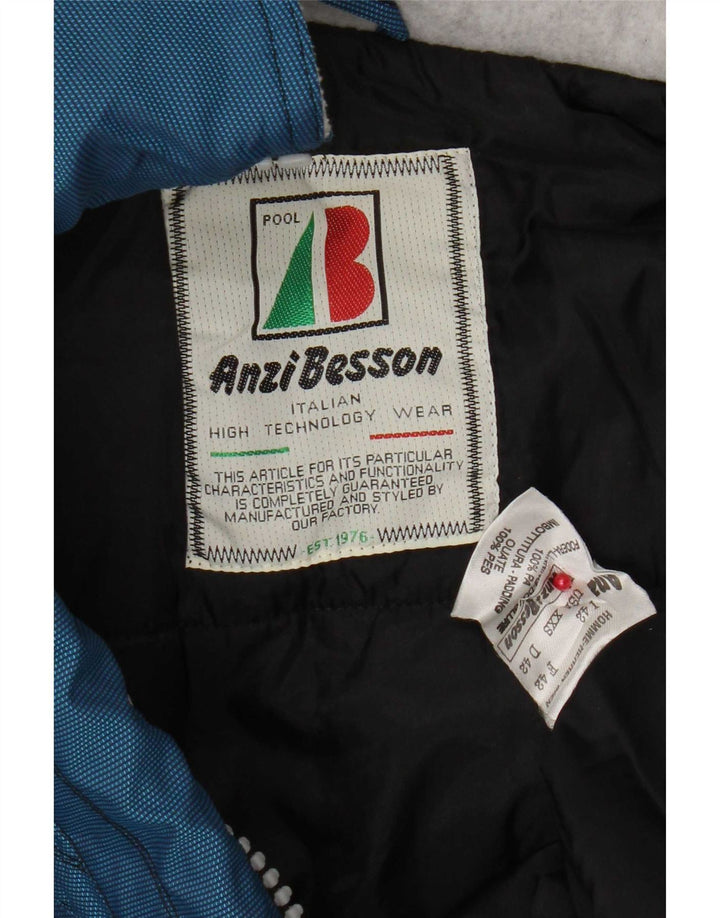 Jachetă Anorak cu glugă pentru femei Anzi Besson IT 42 Medium Blue Colorblock
