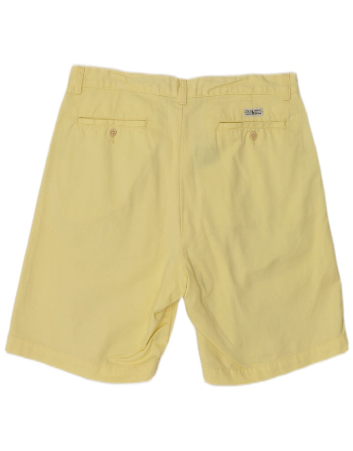 Pantaloni scurți chino pentru bărbați Polo Ralph Lauren W33, bumbac galben mediu