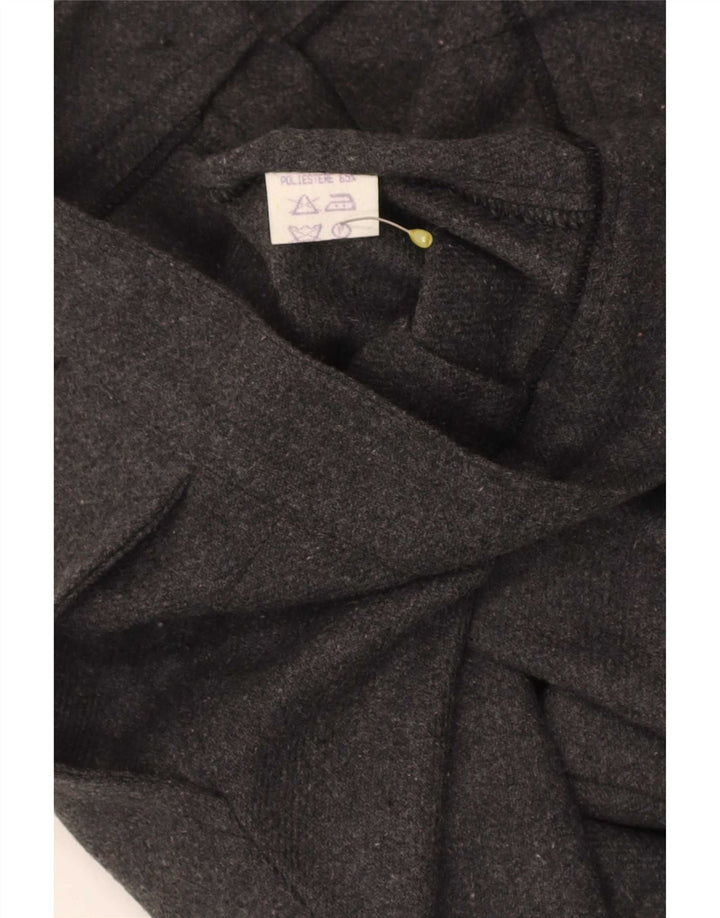 Pantaloni scurți casual pentru femei vintage cu talie înaltă, mari W28, poliester gri
