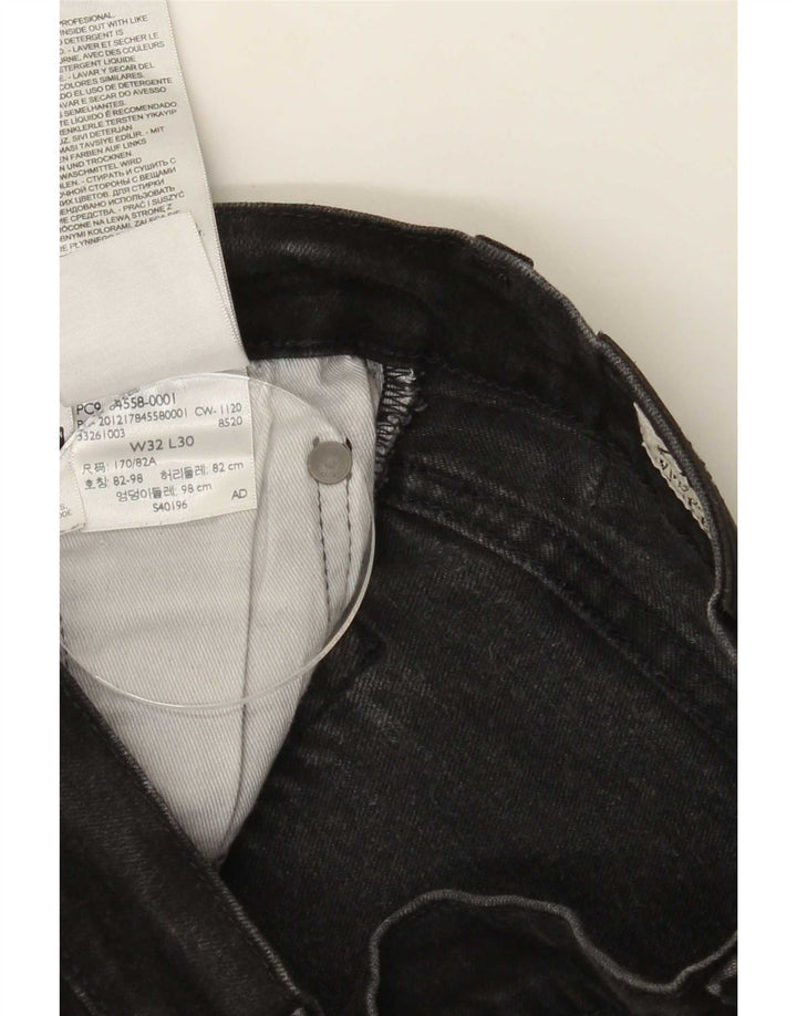 Blugi slim pentru bărbați Levi's W32 L30 bumbac negru