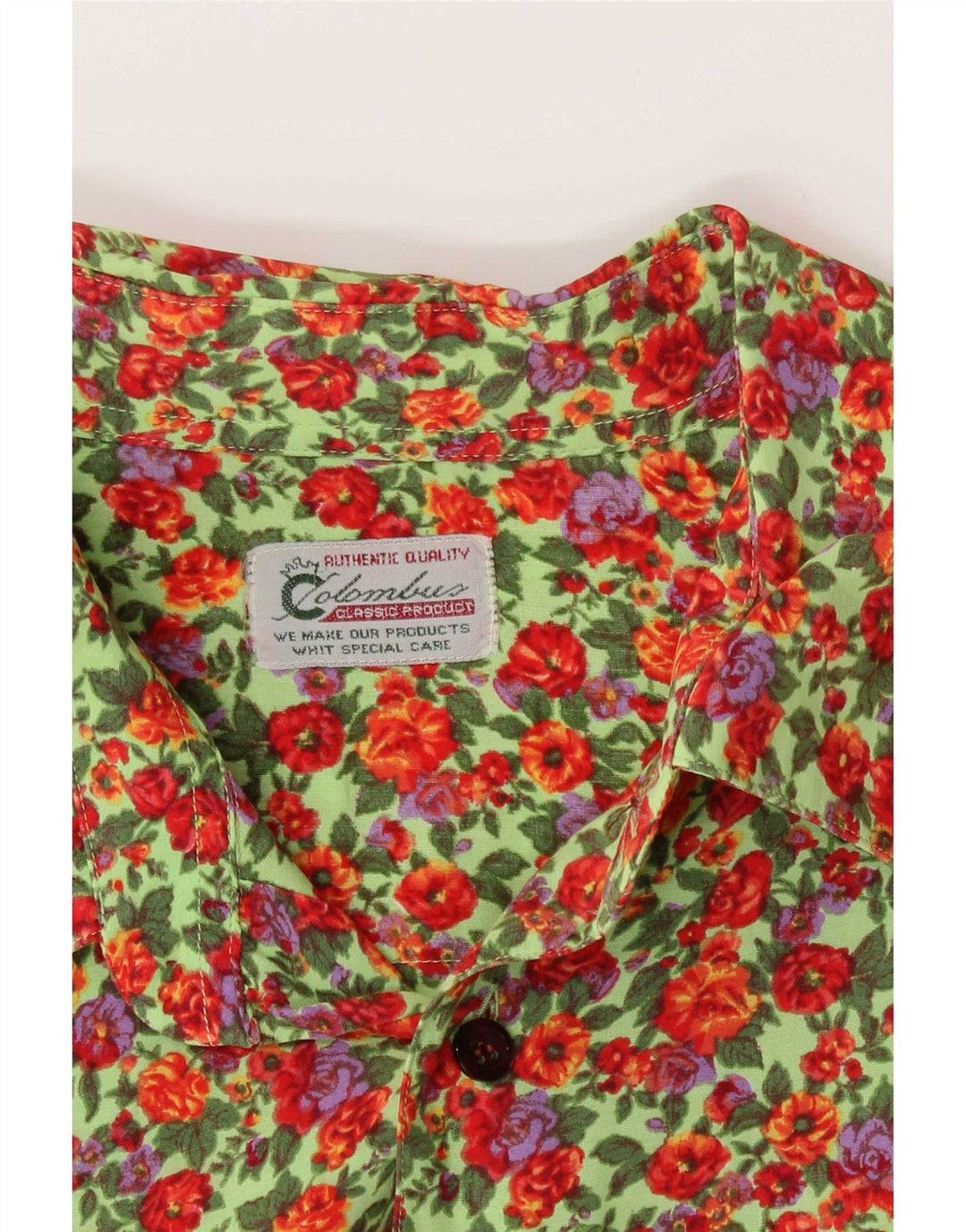 Cămașă Colombus Bărbați Mare Multicoloră Floral
