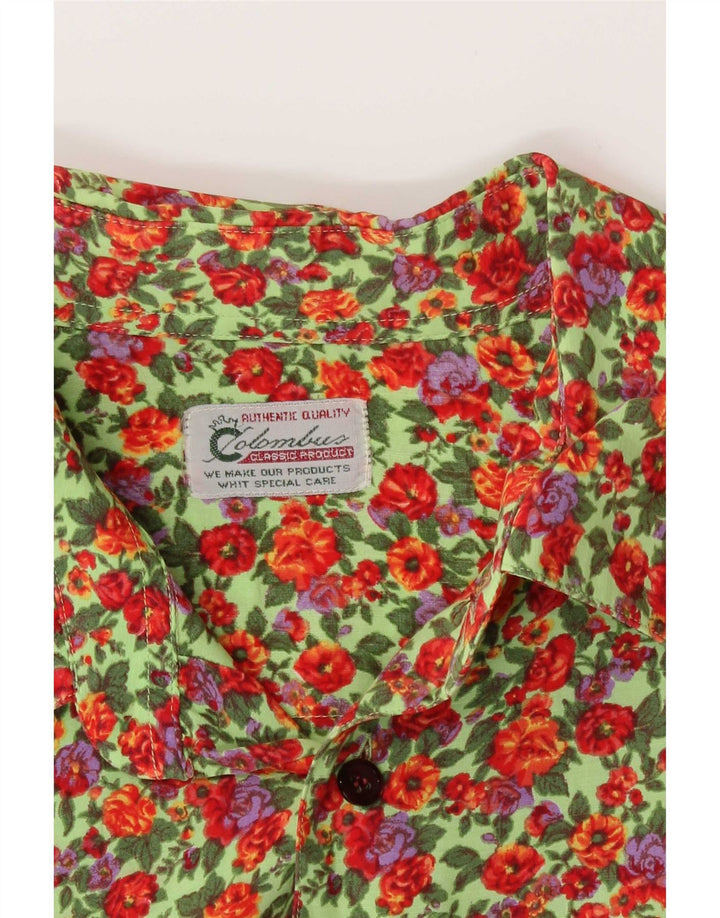 Cămașă Colombus Bărbați Mare Multicoloră Floral