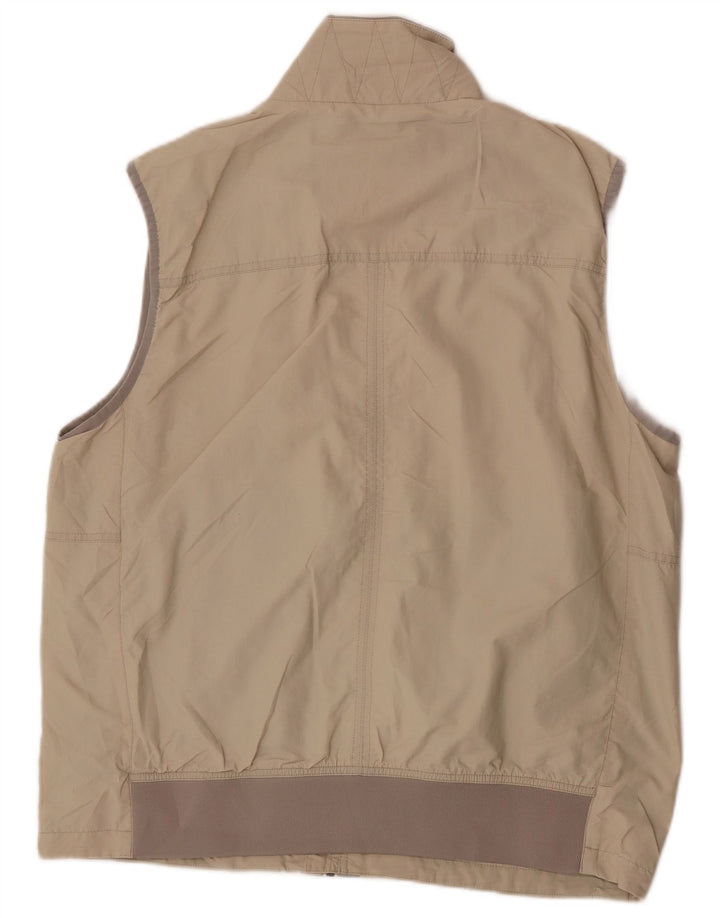 Gilet pentru bărbați Marks & Spencer Blue Harbour Utility UK 40 Large Beige