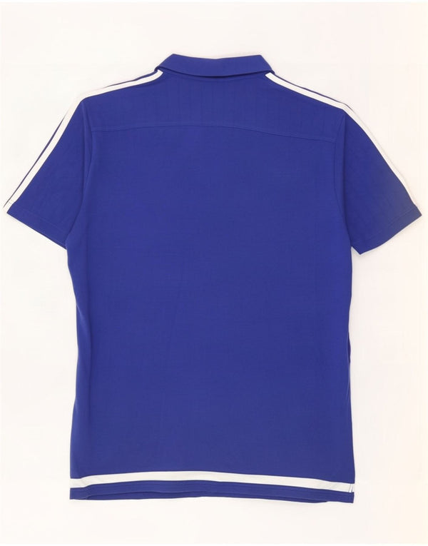 Tricou polo Adidas pentru bărbați Chelsea FC XL, albastru, bumbac color bloc