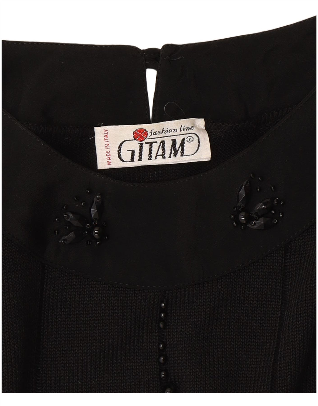 Pulover pentru femei Gitam cu gât de barcă UK 16 Large Black