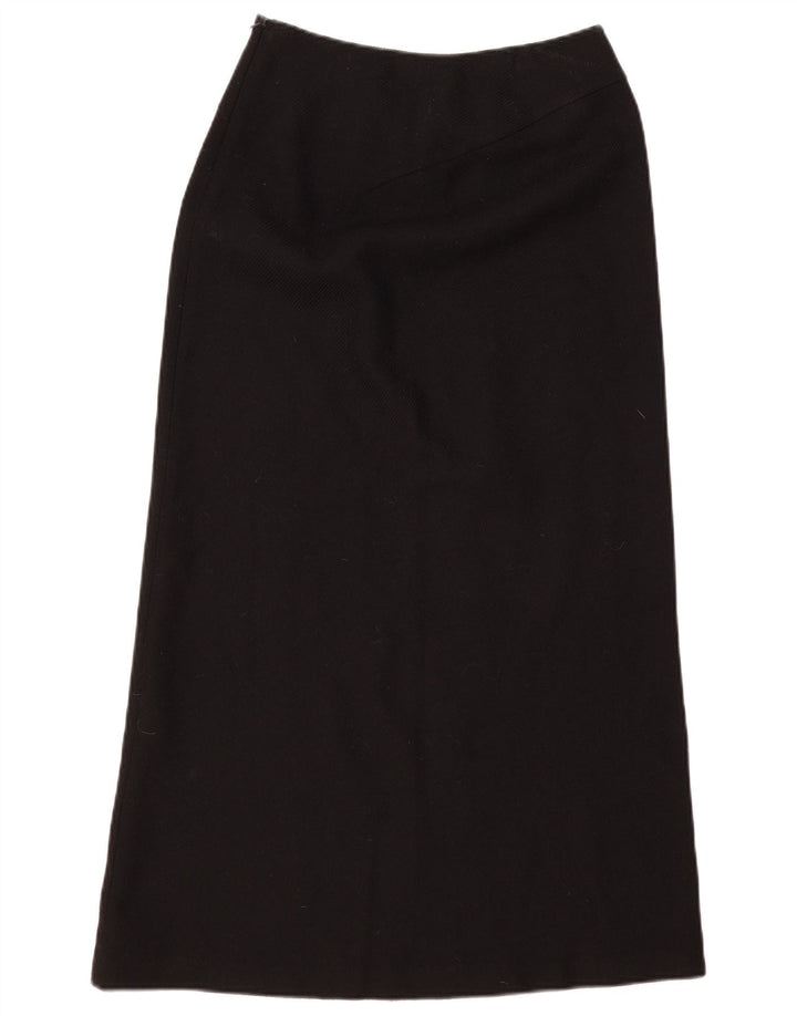 Fusta Maxi Hobbs pentru femei UK 8 Small W30 Lână neagră