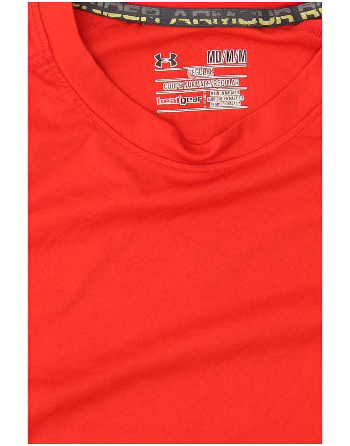 Tricou Under Armour pentru bărbați Heat Gear Top Medium Red Poliester