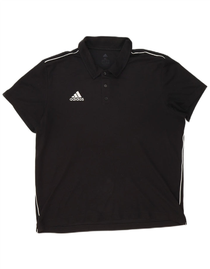 Tricou polo ADIDAS Climalite pentru bărbați XL negru