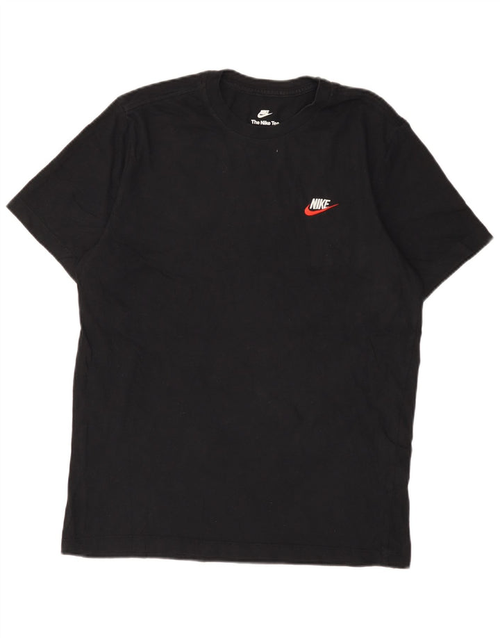 Tricou pentru bărbați Nike Top Mediu Negru Bumbac