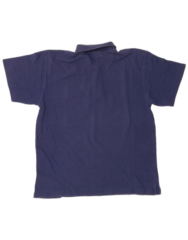 Tricou polo Reebok pentru bărbați, bumbac, albastru bleumarin mediu