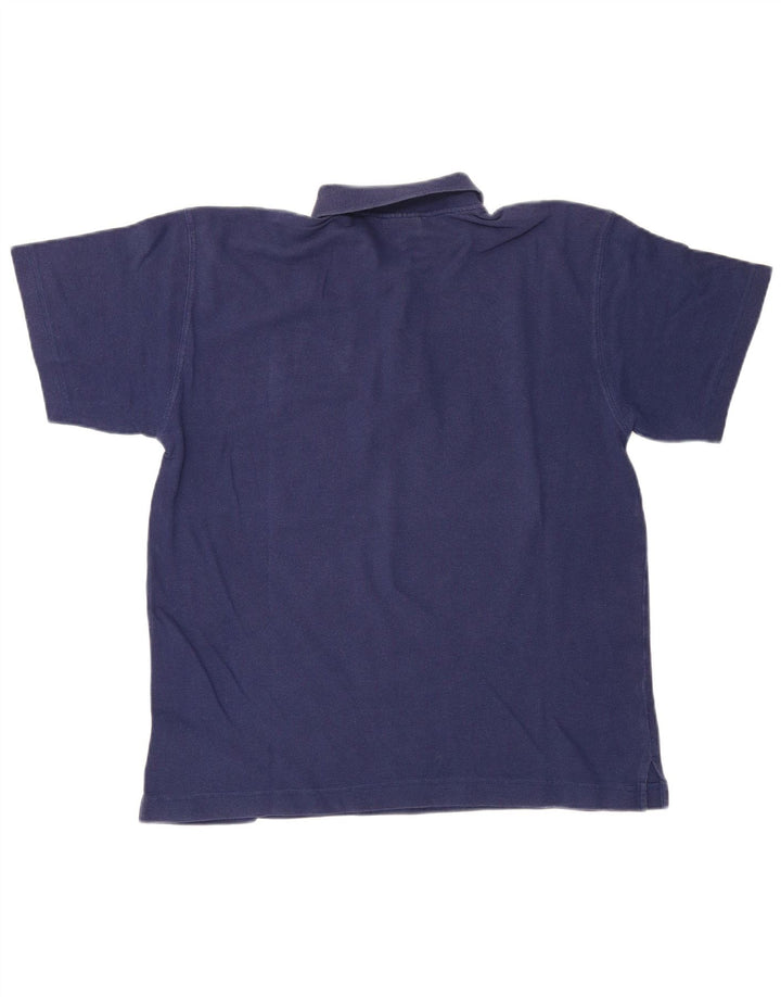 Tricou polo Reebok pentru bărbați, bumbac, albastru bleumarin mediu