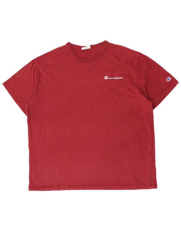 Tricou pentru bărbați Champion Heritage Top 2XL Bumbac Burgundy