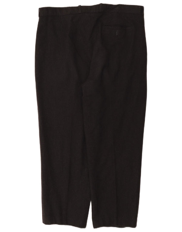 Pantaloni de costum pentru bărbați Lacoste Mărimea 52 2XL W42 L26 Lână gri