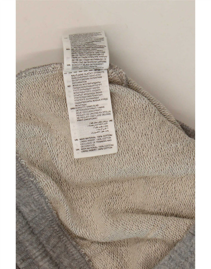 Pantaloni scurți sport cargo adidas pentru bărbați, mari, gri, bumbac